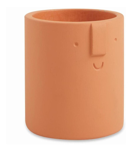 Cachepot Em Cimento Terracota M