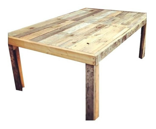 Mesa De Comedor Velia 160x100x73 Madera Pantano Pallet