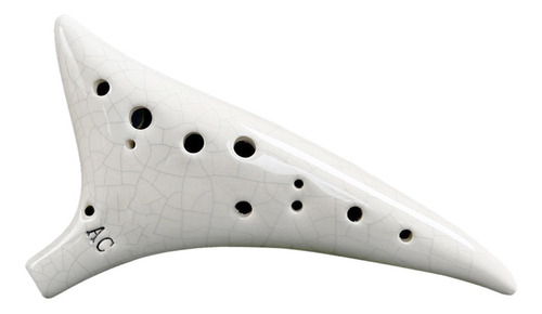 12 Buracos Warped-tail Cerâmica Ocarina Alto C Instrumento