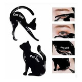 Stencil Para Delinear Ojos Párpados Gatito Maquillaje