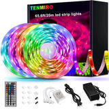 Tira De Luces Led Tenmiro Rgb, Ultra Largas, De 65.6 Pies.