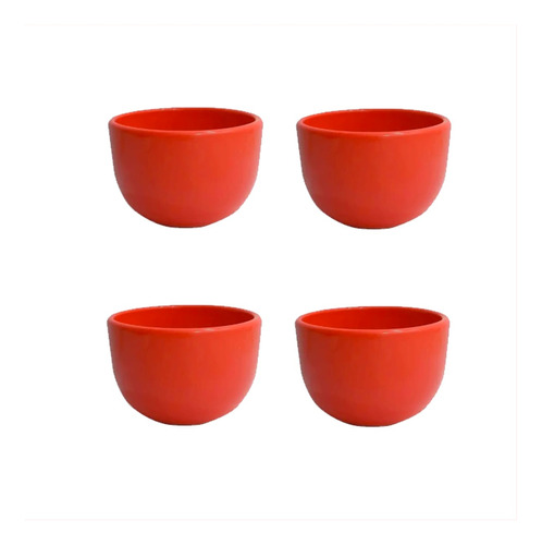 Set X4 Piezas De Ceramica Ensaladera Compoteras Bowl