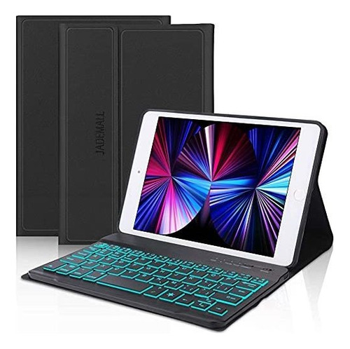 Funda Con Teclado Para iPad Mini 5/4/3/2/1 Retorilum. Negro