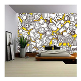 Papel Pintado Autoadhesivo Tipo Mural Para Pared (66''x96'')