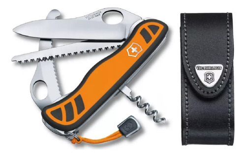 Cortaplumas Victorinox Hunter Xt Naranja 5 Usos + Funda