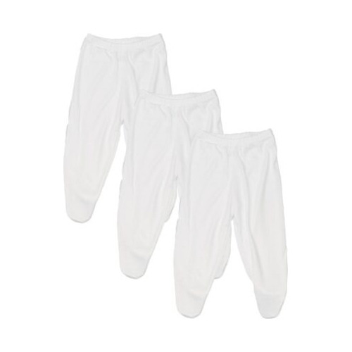 Combo X3  Pantalones Bebé Enterizo Blanco