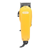 Máquina De Cortar Cabelo Knup Profissional 110-220v 4 Pentes Cor Amarelo 220v