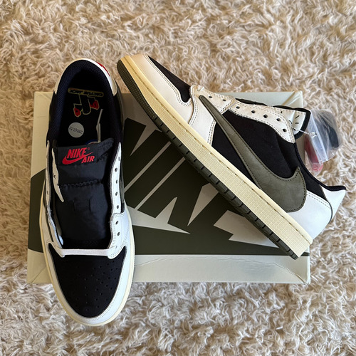 Air Jordan 1 Low Travis Scott Olive 42