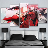 5 Cuadros Decorativos Zero Two Darling In The Franxx Canvas