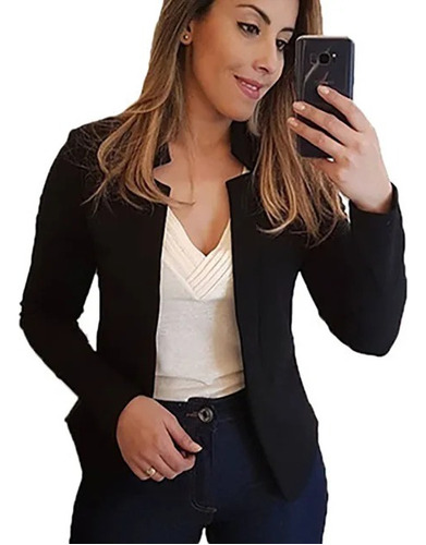 Saco Para Mujer Blazer Ensamble Cárdigan Oficina