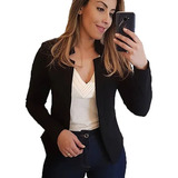 Saco Para Mujer Blazer Ensamble Cárdigan Oficina