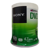Sony Torre De 100 Dvd, Dvd+r 4.7 Gb /go 120mn