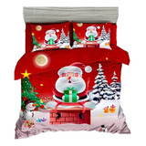 Cubrecama Navidad Cobertor Quilt Verano 2 Plazas Tfsd18
