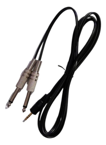 Cable De Audio 1 Mini Plug 3,5mm Stereo A 2 Plug 6,5mm Mono 