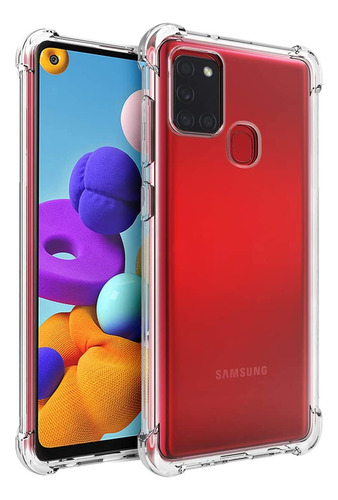 Funda Transparente Bordes Reforzados Para Samsung A21s