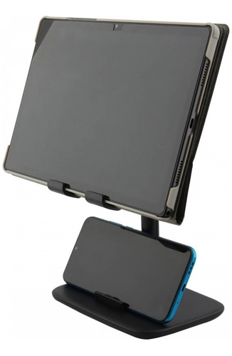 Soporte Celular Y Tablet Con Base Rotación 60° Escritorio 