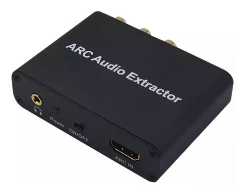  Extractor Audio Hdmi Arc Adaptador 3,5mm Estéreo Coaxial