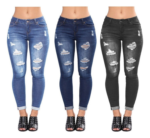 Jeans Dama Pantalones Mujer Colombiano Pompa Jeans