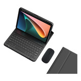 Funda Con Teclado+ratón Para Xiaomi Pad 5/pad 5 Pro 11 Inch