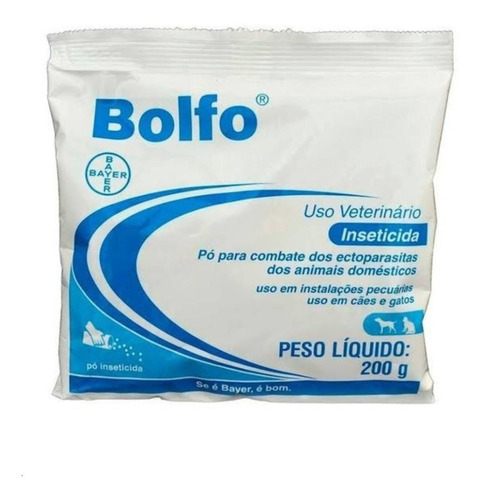 Bolfo Bayer 200g - Contra Carrapatos Pulgas Piolhos 