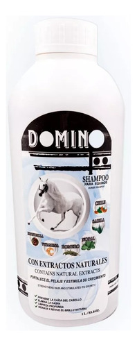 Shampo De Caballo Equino Domino Crecimiento Acelerado 1lt