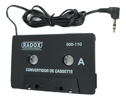 Convertidor De Cassette A  Plug 3.5mm Auxilar  Radox 500-110