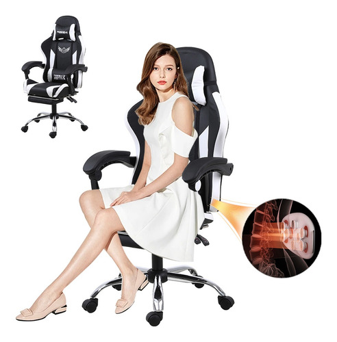 Silla Gamer Gaming Ergonómica Reclinable