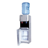 Dispenser De Agua Frío Calor Silver C/ Heladera Para Bidones
