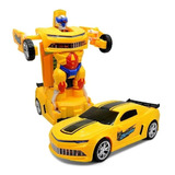 Transformer Auto Robot Convertible Luz Sonido Bumblebee