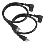 [paquete De 2] Cable De Alimentación Para Monitor De Computa