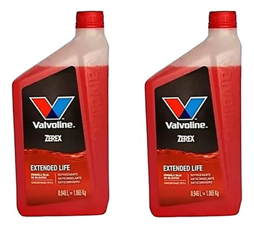 Refrigerante Valvoline Life Anticongelante Rojo X 2 Formula1