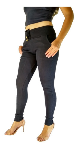 Calça  Feminina Moleton Ribana Promoçao Kit 12 Pç Atacado 