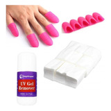 Kit Removedor Esmaltado Permanente + Dedales/ Manicure