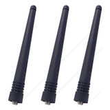 Kit 3 Antena Dual Band Resistente P/ Baofeng Vhf Uhf 777s 