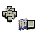 Reflector Led 50w/500w 5500lm Ip65 Uso Exteriores 10 Piezas