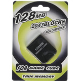 Memory Card 128 Mb Tarjeta De Memoria Para Gamecube Wii Negr