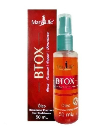 Óleo Reconstrutor Btox 50ml - Mary Life