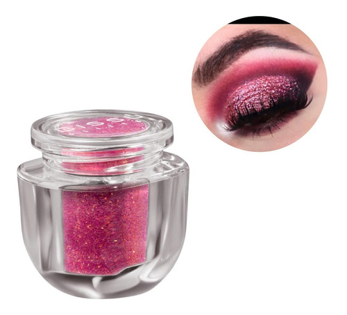 Bissu Glitter Para Rostro Cuerpo Uñas Cabello Rosa 04 2.2g