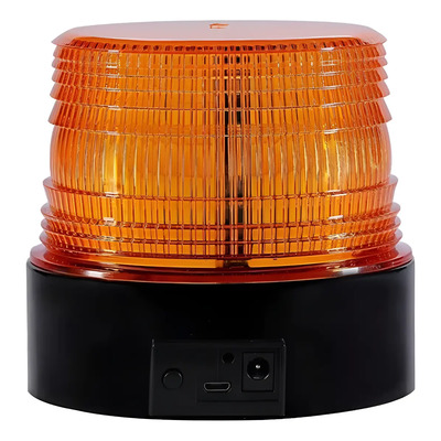 Luz Estroboscópica Led Batería Inalámbrica, Ámbar Magnética
