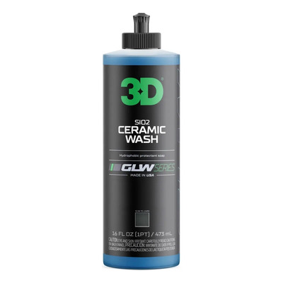 Shampoo Líquido 3D Ceramic Wash SiO2 Automotriz pH Neutro 473mL | Envío gratis