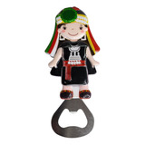 Imanes Destapadores Diseño Mujer Mapuche 12  Cm