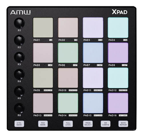 Amw Xpad Controladora Pad Dj Sampler Midi Similar A Akai Mpd