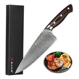 Cuchillo De Chef Damasco De 8 Pulgadas, Cuchillos De Cocina 