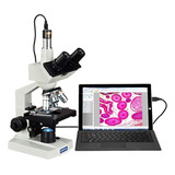 Omax 40x-2500x Microscopio Led Trinocular De