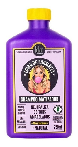 Shampoo Matizador Violeta Loira De Farmacia X 250ml Lola