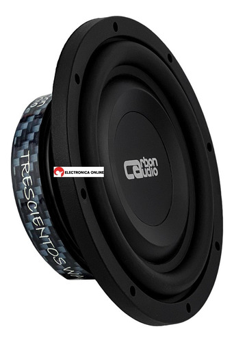 Subwoofer Plano 8 Pulgadas Carbon Audio 300w Serie Entry