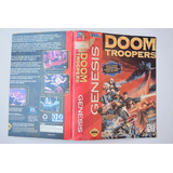 Encarte Doom Tropers - Caixa Papelão Recortada - Mega Drive