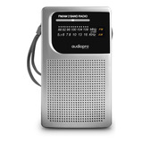 Radio Portátil De Bolsillo Audiopro Am Fm Ap02079 Gris