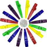 Fartime 16 Piezas De Plástico Kazoos Con 20 Diafragmas De Fr
