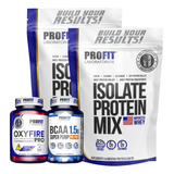 Kit 2 Whey Isolate 900g Refil + Thermo Oxi Fire + Bcaa 120 